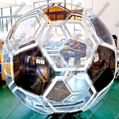 Аттракцион Водный шар ПВХ «Футбольный мяч» 2*2*2 м