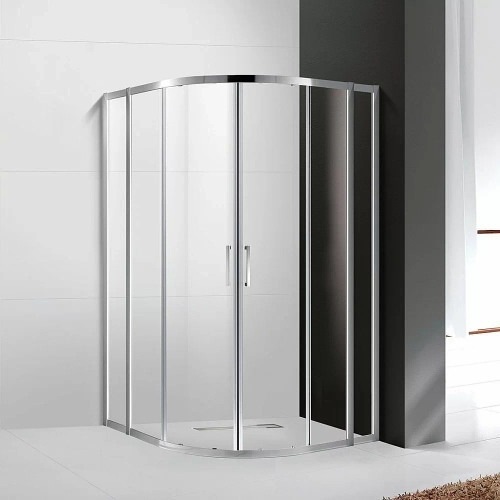 Душевой уголок Cezares Molveno 100x100 MOLVENO-R-22-80+20-C-Cr-IV стекло прозрачное/профиль хром