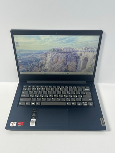 Ноутбук Lenovo IdeaPad 3-14ADA05 (81W000KQRU) 14"/AMD Athlon Silver 3050U /RAM 4GB/SSD 256GB/Radeon Graphics/1920x1080/TN/Windows 11/Подсветка кл-ры: Нет/Синий. Состояние: C1