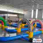 Надувная трасса «Весёлый лабиринт» игровая, 10×10×2,5 м