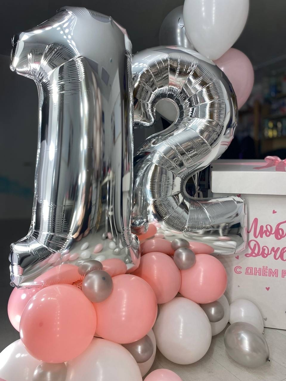 Воздушные шары Цифры на шарах/ цифры на подставке №1494