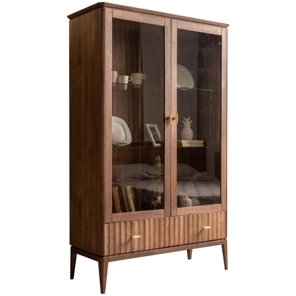 ПАЛЕРМО Шкаф с витриной 2дв.