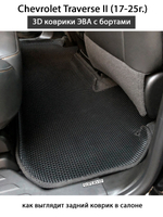 Автомобильные коврики ЭВА с бортами для на Chevrolet Traverse II (17-25г.)