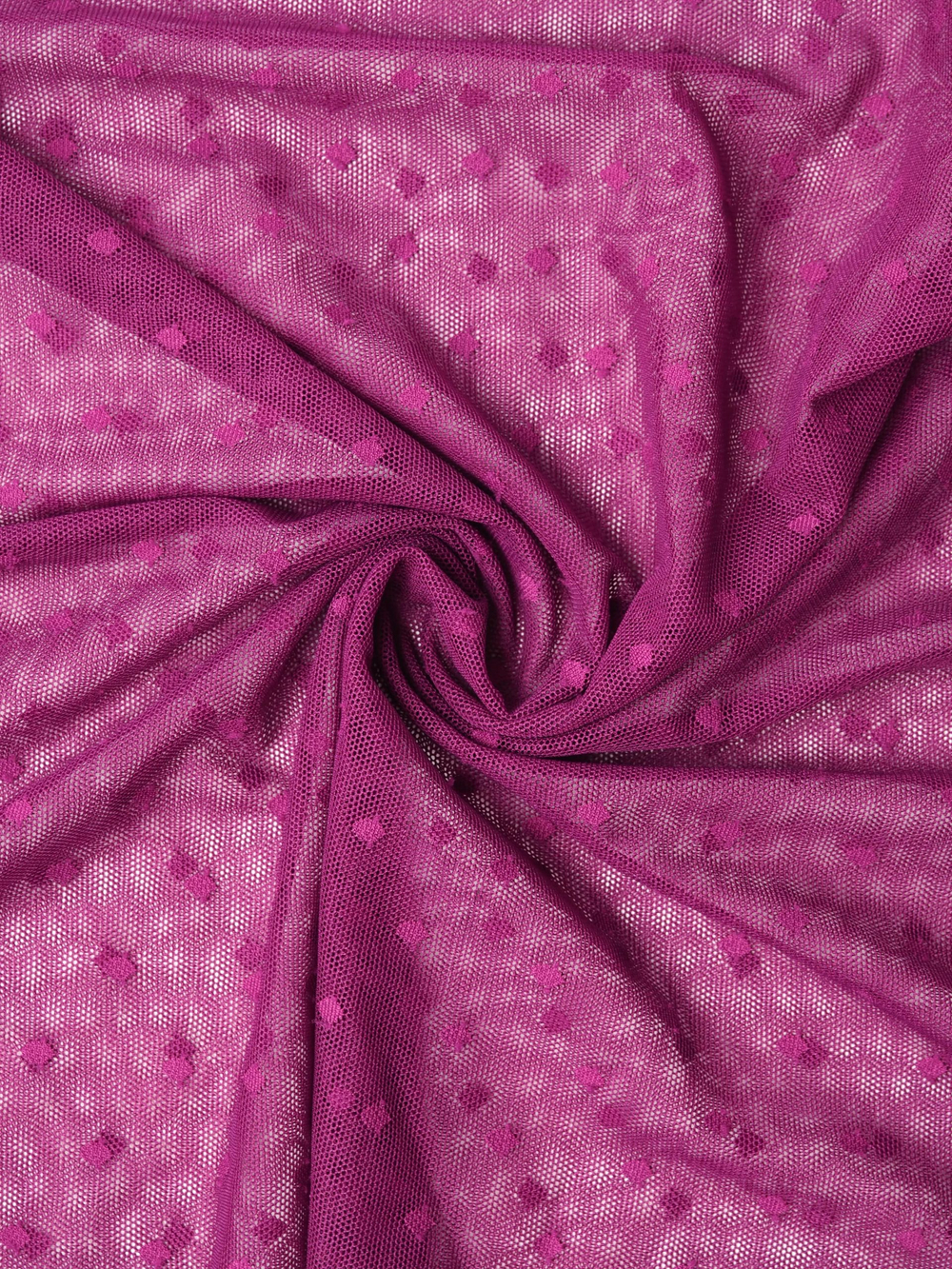 Сетка эластичная слива в горошек 5 мм метражом