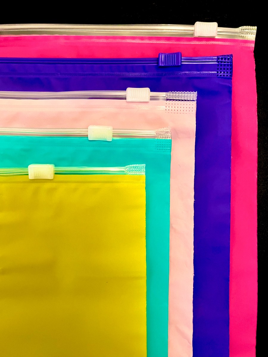 Пакет Слайдер 15*20 см  розовый матовый 70 мкм