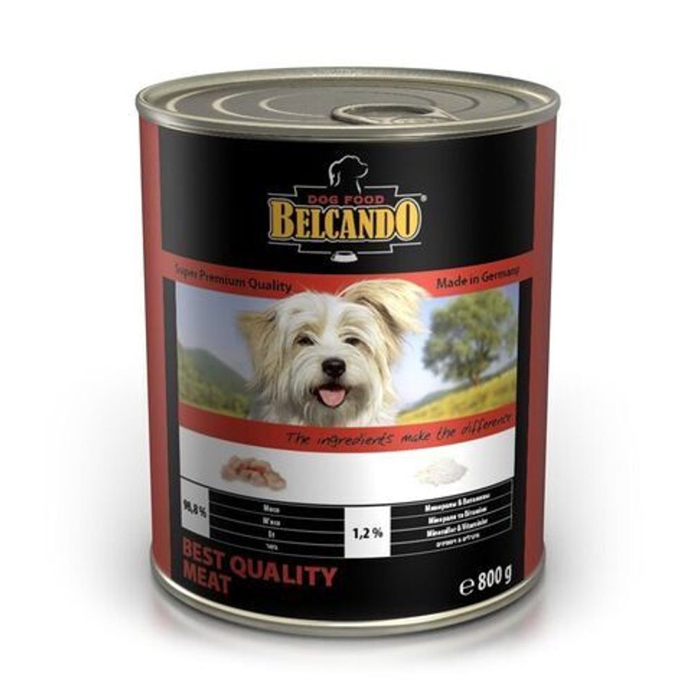 BELCANDO Best Quality Meat / Белькандо консервы для собак Отборное мясо, 800 г