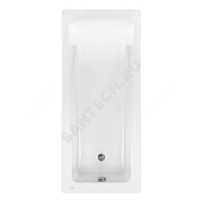 Ванна акриловая Hall 170х75см без ножек Roca ZRU9302768