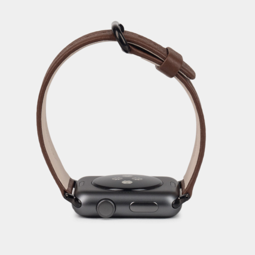 Ремешок для Apple Watch 40/41/42 mm из кожи теленка цвета шоколад