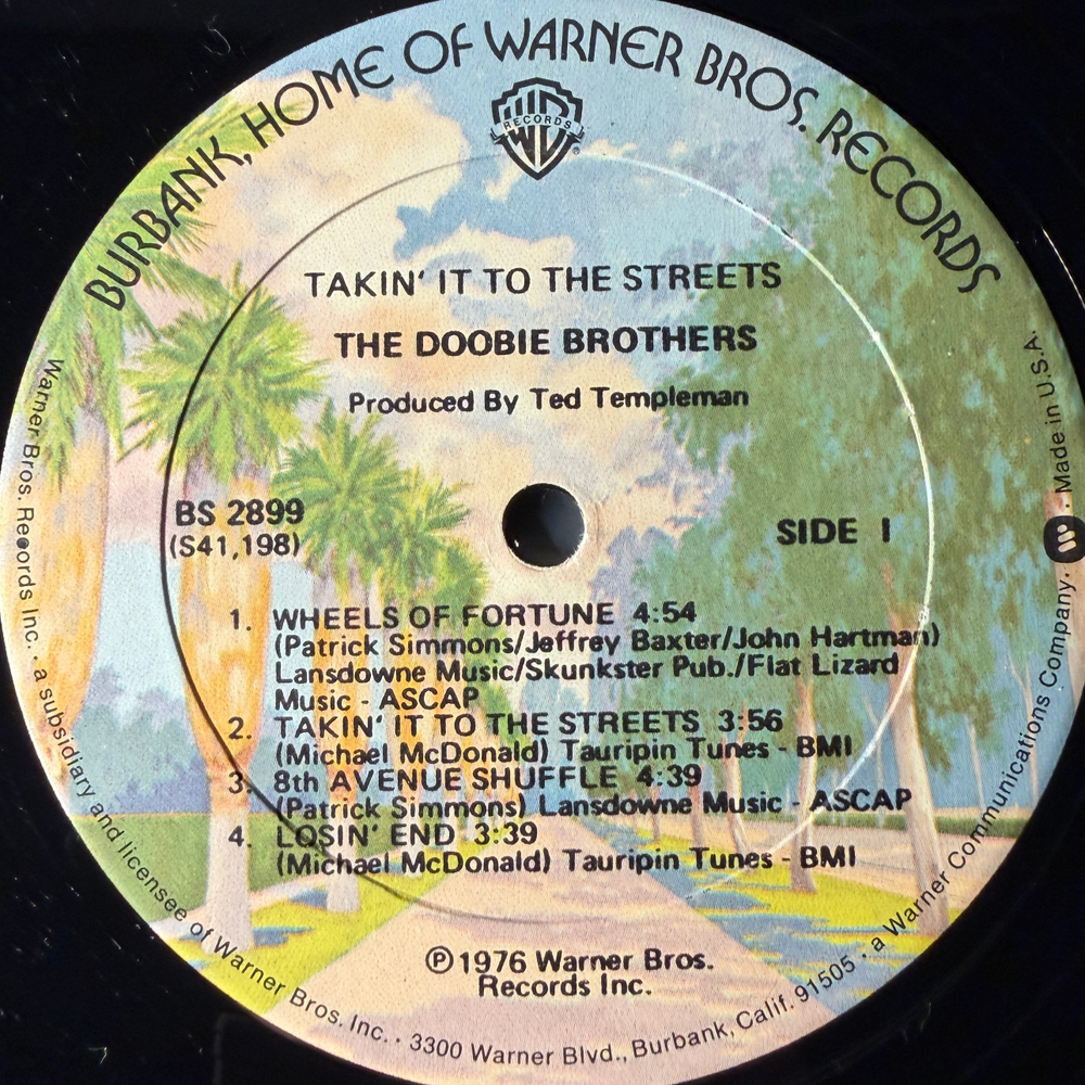 The Doobie Brothers ‎– Takin' It To The Streets (США 1976г.)
