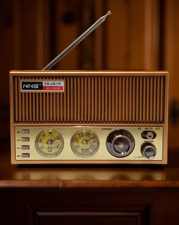 Радиоприемник в стиле ретро+MP3 плеер, BT TWS NNS NS-7062BT