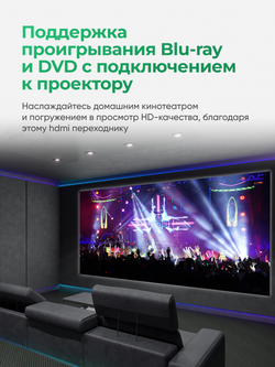 Переходник HDMI на VGA VegGieg | Full HD 1080p 60 Гц | Чипсет AG6202 | Без драйверов