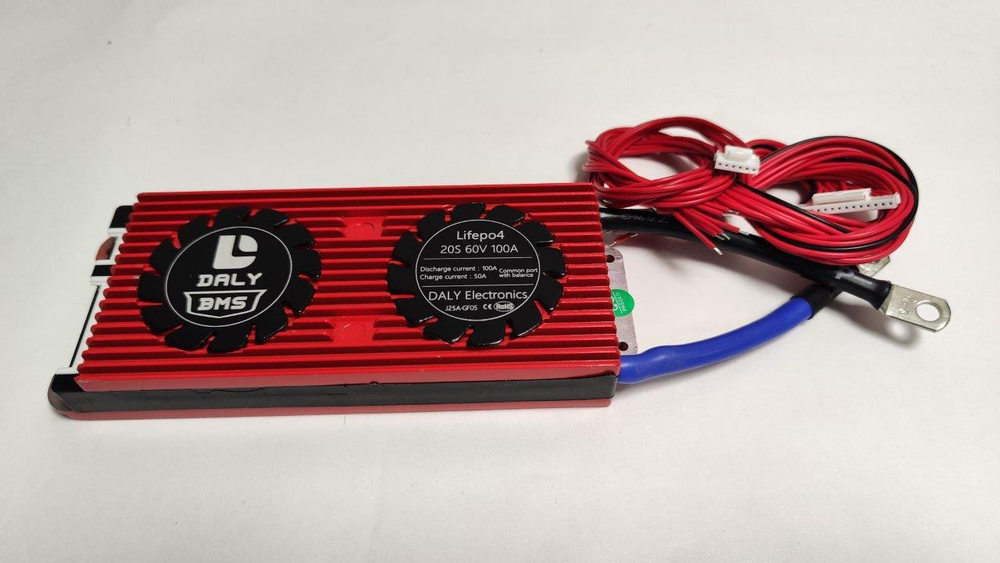 Плата контроля BMS LiFePO4 20S 60V 100A