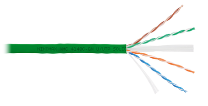 Кабель витая пара U/UTP 6 кат. 4 пары NikoMax NMC 4140C-GN