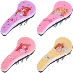 Расческа массажная компактная «АНИМЕШКИ», микс 4 дизайна, 18*7,5см (PVC коробка)