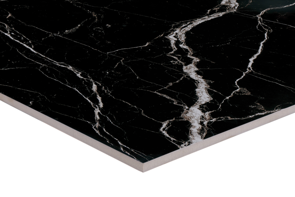 Керамогранит Arcadia Ceramica Black Spinder 60x60 см 1.44 м² глянцевый цвет черный