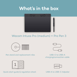 Графический планшет Wacom Intuos Pro Creative Pen Tablet Medium (2025)