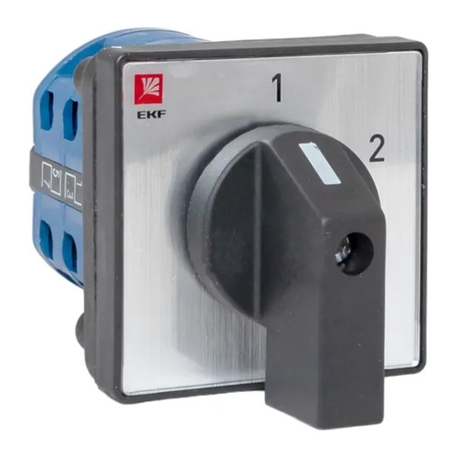 Переключатель кулачковый ПК-1-52 10А 2P "1-2" IP20 EKF pk-1-52-10
