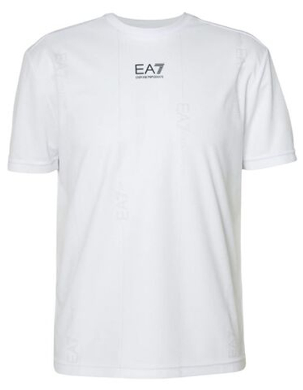 Теннисная футболка EA7 Man Jersey - White