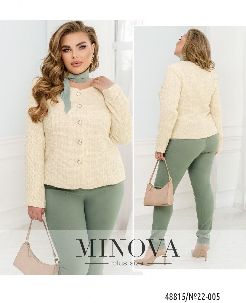 Пиджак 22-005-Молочный Minova Пиджак 22-005-Молочный Minova