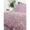 Постельное белье Regina (фиолетовое) с кружевом  deluxe TIVOLYO HOME Турция