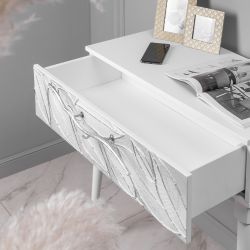 Ручка скоба мебельная Арт Бранч long Античное серебро