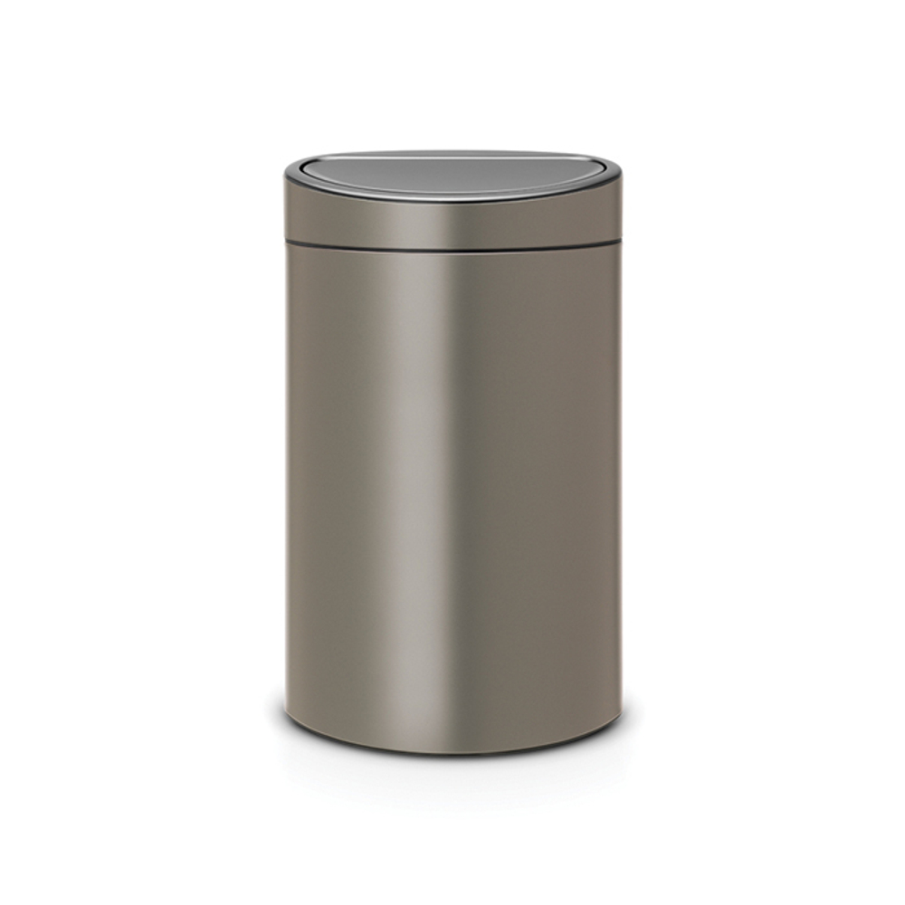 Мусорный бак Touch Bin new 40л Brabantia Платиновый