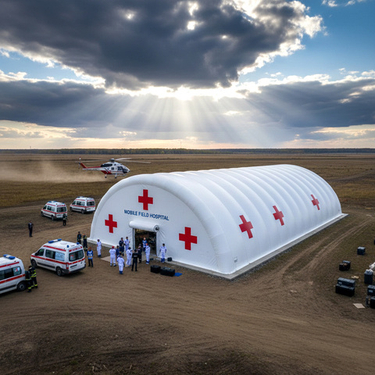 Пневмокаркасные мобильные госпитали: современный стандарт медицины в полевых условиях