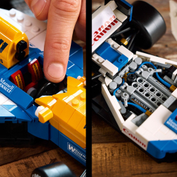 Конструктор LEGO Icons Williams Racing FW 1830 1035314B и Найджел Мэнселл — фото 13