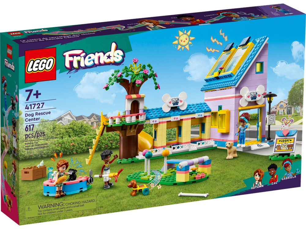 LEGO Friends 41727 — центр спасения собак, уход и игры с питомцами