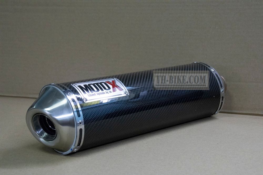 Full Exhaust System for Honda CRF250L-M-Rally (2012-2020). Made in Thailand. MOTO-X V.1 Carbon