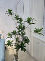 Цветы искуственные декоративные средние