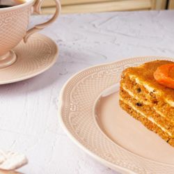 Тарелка d 21 см h2,5 см Aristocrat Peach Tea Noble [6]