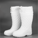 Сапоги зимние из ЭВА женские Барс С-051 с манжетой и утеплителем (-50С), Белый