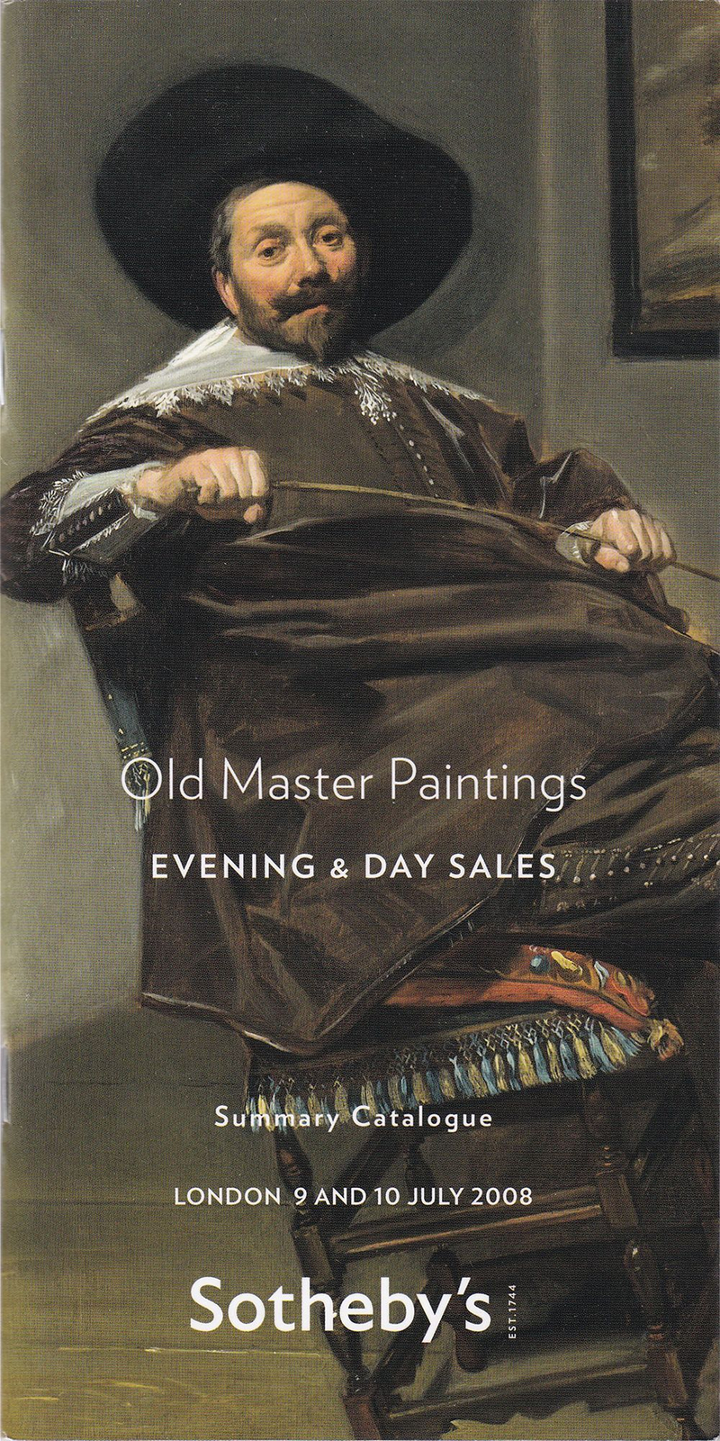 Краткий каталог аукциона Sotheby's, Лондон, Живопись старых мастеров от 9-10 июля 2008 года