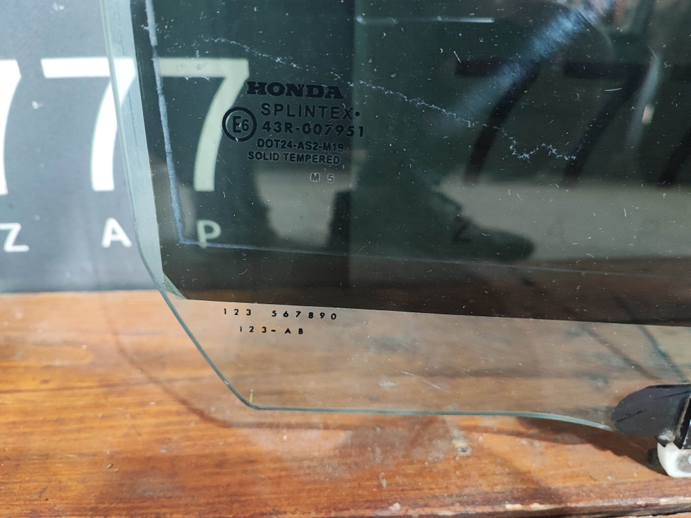 Стекло двери задней левой Honda CR-V 2 (RD) 01-06 Б/У Оригинал 73450SCAA00