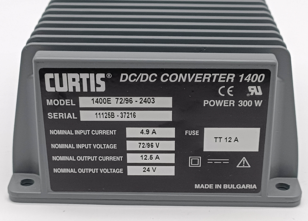 Контроллер DC/DC Curtis 1400E 72/96-2403 преобразователь постоянного тока Yale 277201200