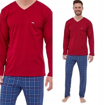 Пижама мужская с длинным рукавом и брюками Cornette 122/262