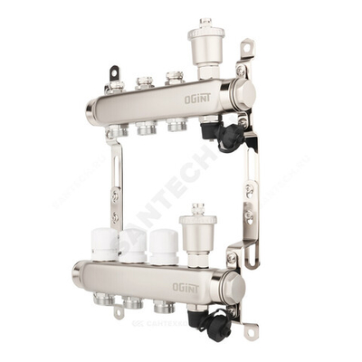 Группа коллекторная нержавеющая сталь 1" ВР/ВР 8 вых 3/4" НР под евроконус Ogint 9506-07