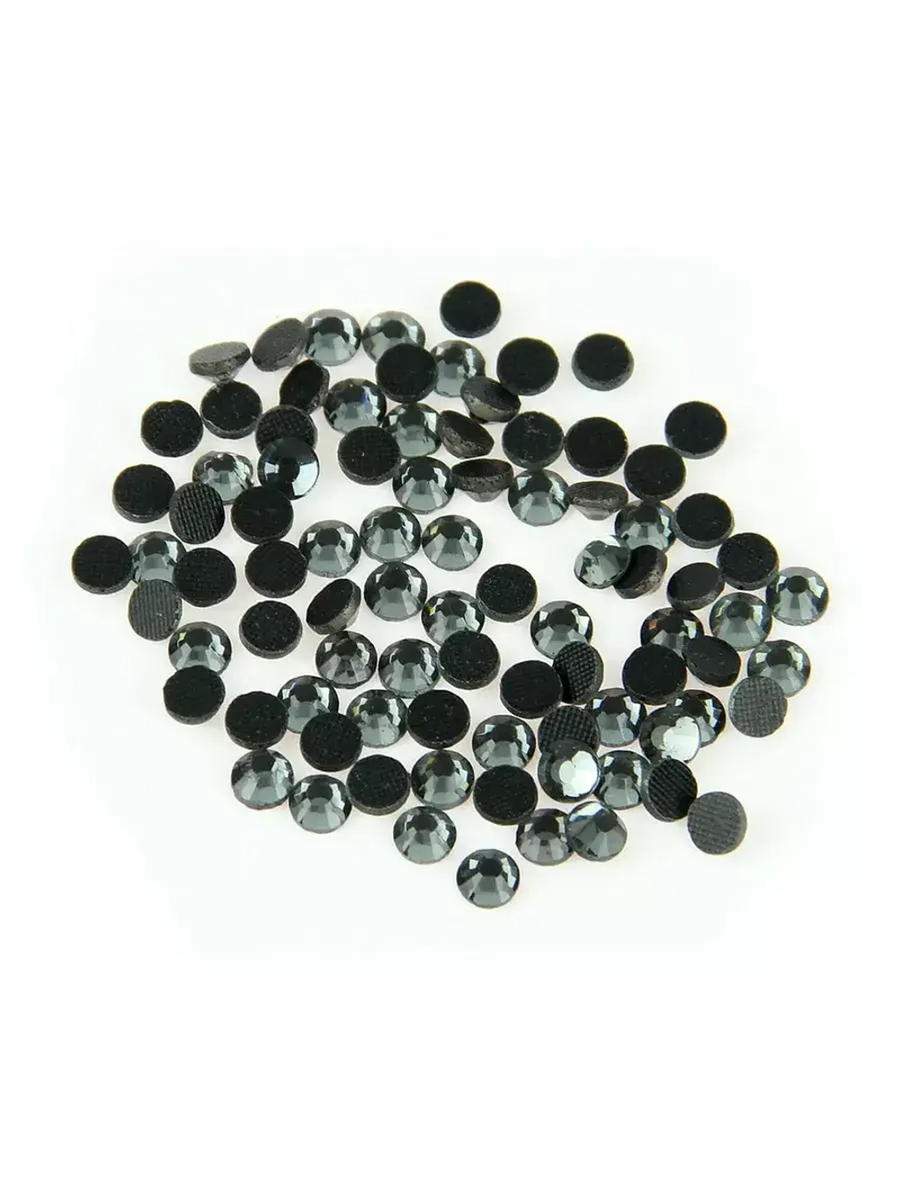 Стразы термоклеевые стекло ss20 Black Diamond