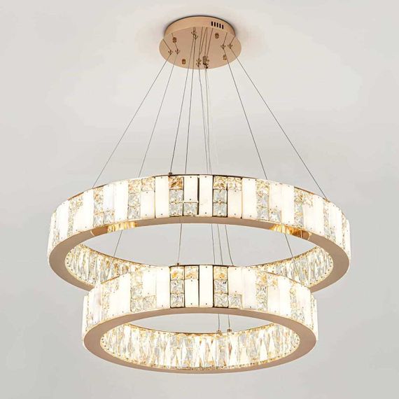 Подвесная светодиодная люстра Modelux Premium ML.6985.800.600P GD