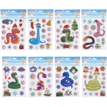 Набор наклеек «Змейки» 15*25 см, микс