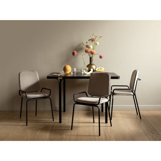 Стол обеденный ror, 85х120 см, черный