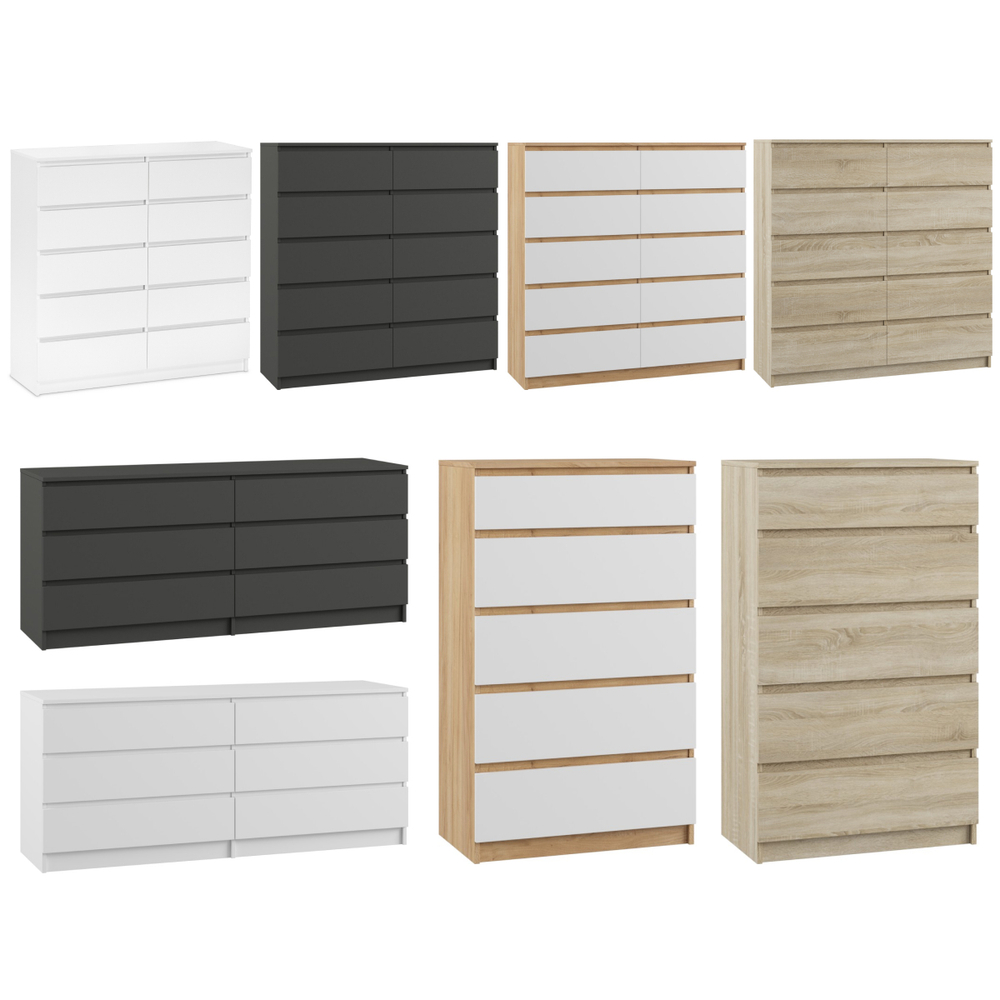 Комод Woodville Мадера 1200.8 лдсп белый