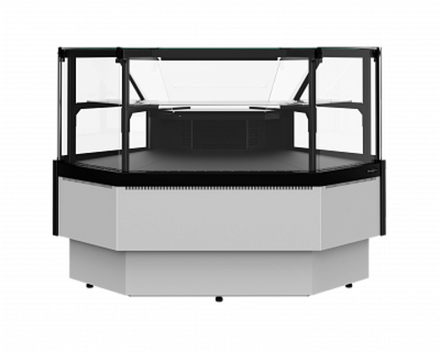 Холодильная витрина Carboma PALM 3 GC95 VM-5 -1 внешний угол без боковин (версия 2.0)