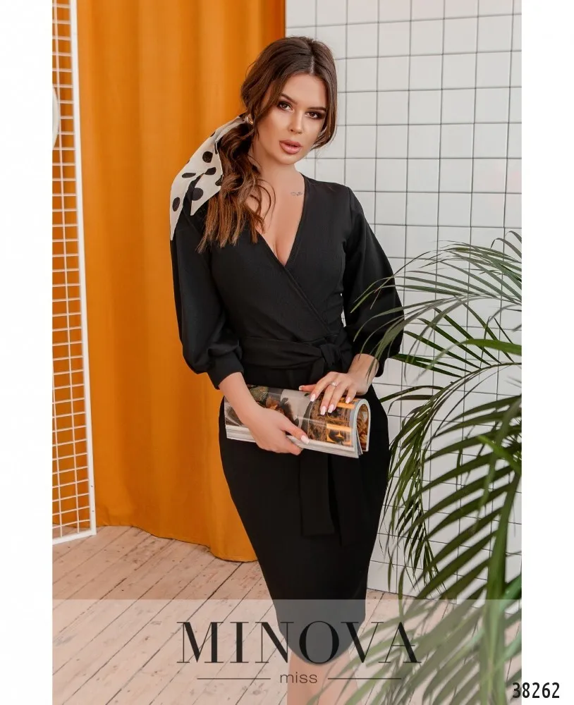 Платье 510-черный Minova