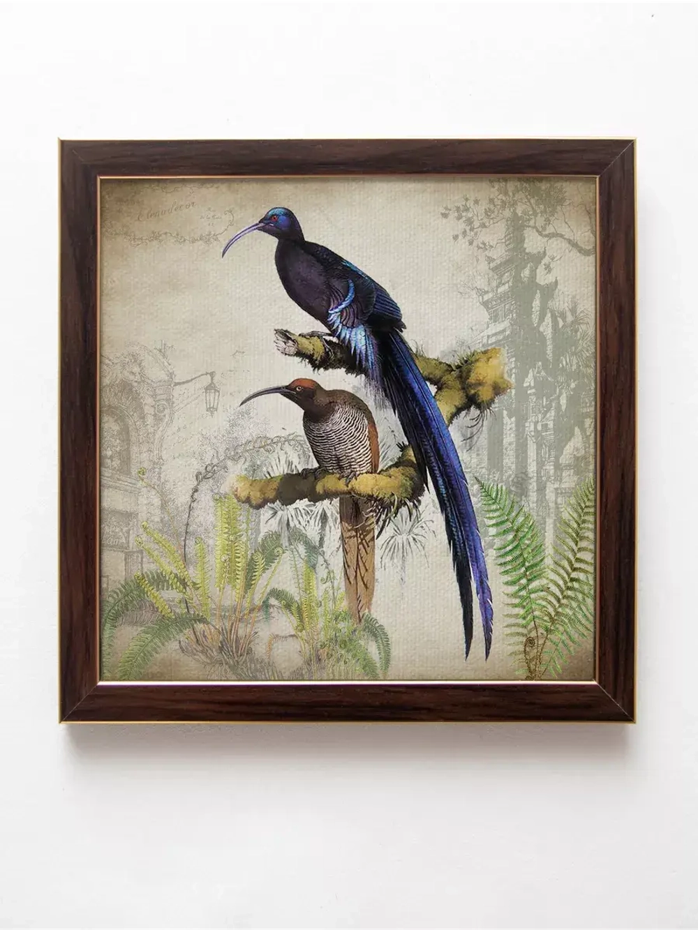 Картина на стену интерьерная на хосте 22,5*22,5 см