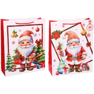 Пакет подарочный «Новогодний гость» 31*40*12 см, микс