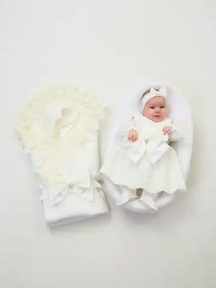 Конверт на выписку с платьем летний