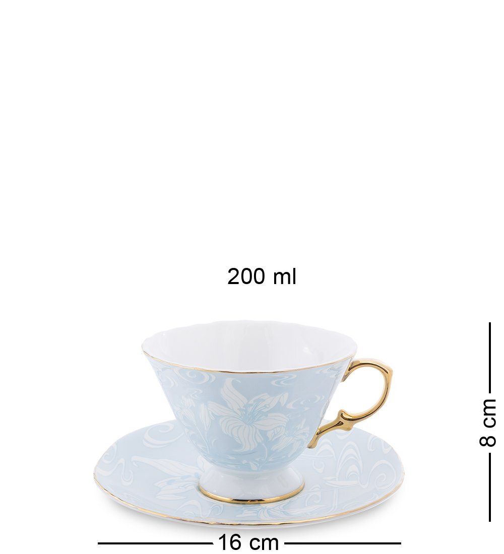 Pavone AS-42 Чайный сервиз на 6 перс. «Фиоре Дорато»