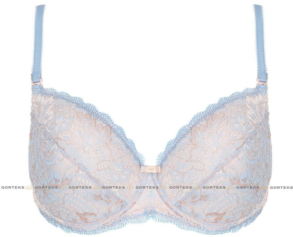 Бюстгальтер пуш-ап Manila (Размер: 75B) (Цвет: белый с голубым)